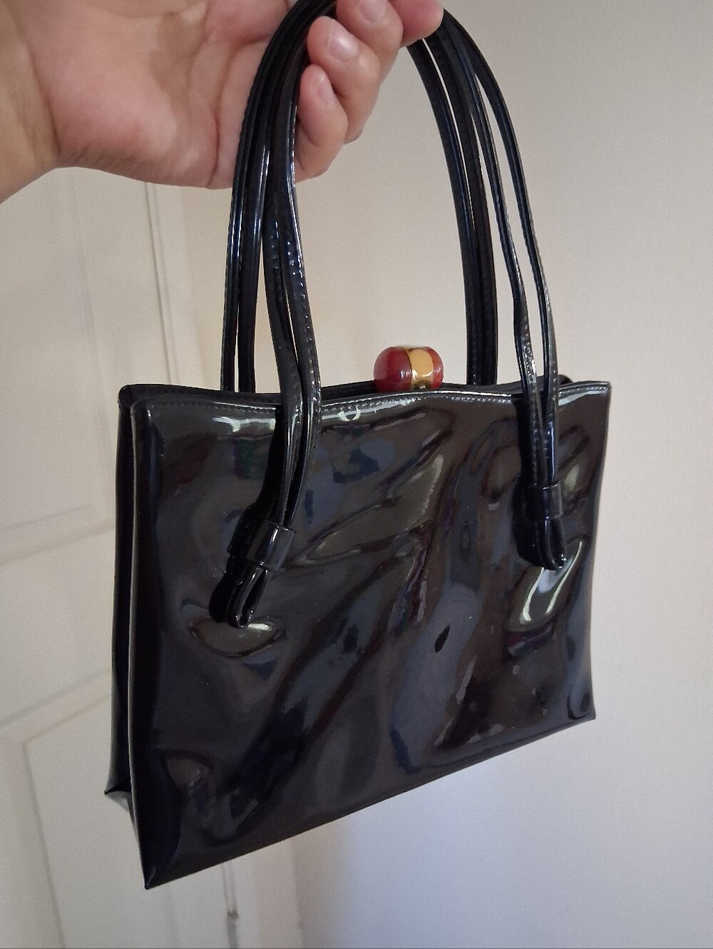 Vintage After Five Black Small Handbag